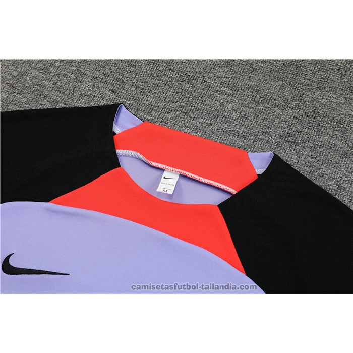 Chandal del Liverpool Manga Corta 22/23 Purpura - Pantalon Corto